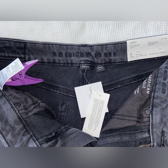 Women’s AMERICAN EAGLE Stretch curvy‎ mom Jeans size 8 X-Long NWT - Picture 9 of 15